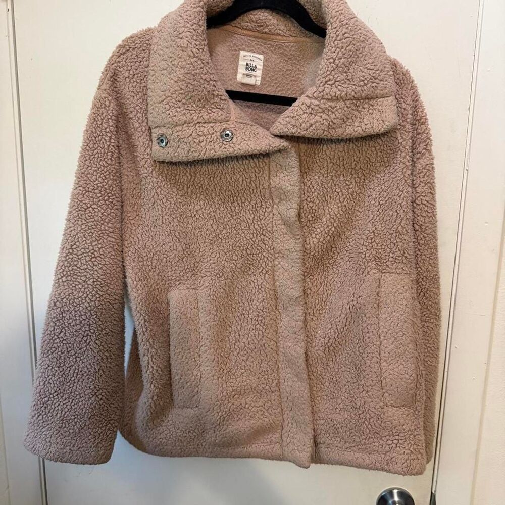 Billabong Women's Pink and Tan Jacket